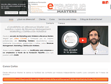 Tablet Screenshot of erevenuemasters.com